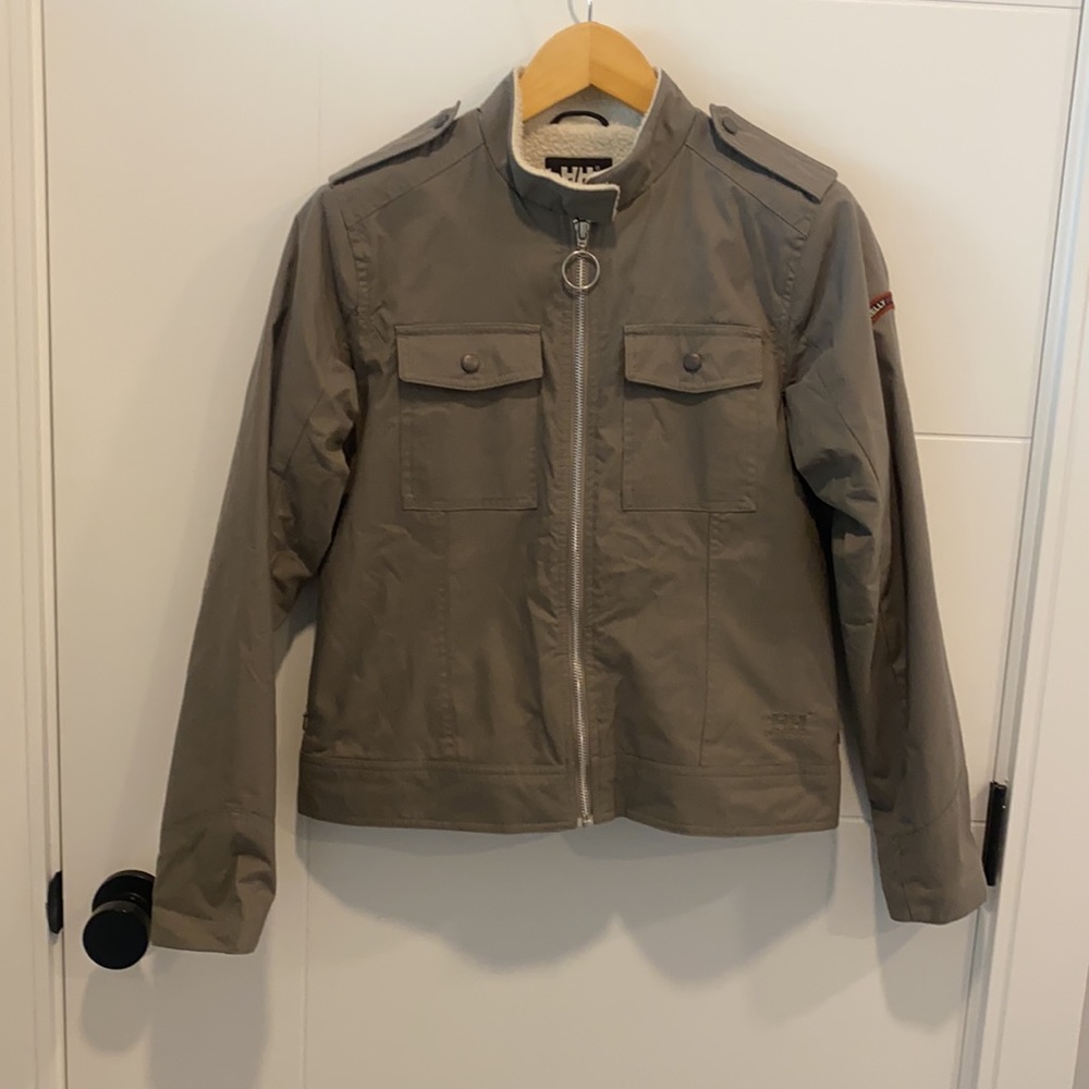 Helly Hansen Tan lined jacket size small